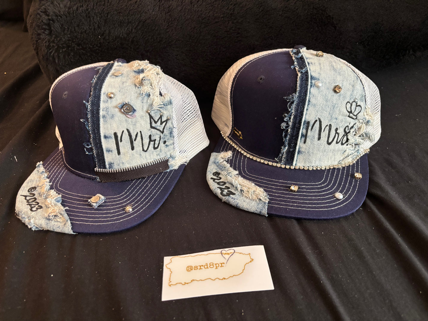 Gorra personalizada Mr & Mrs