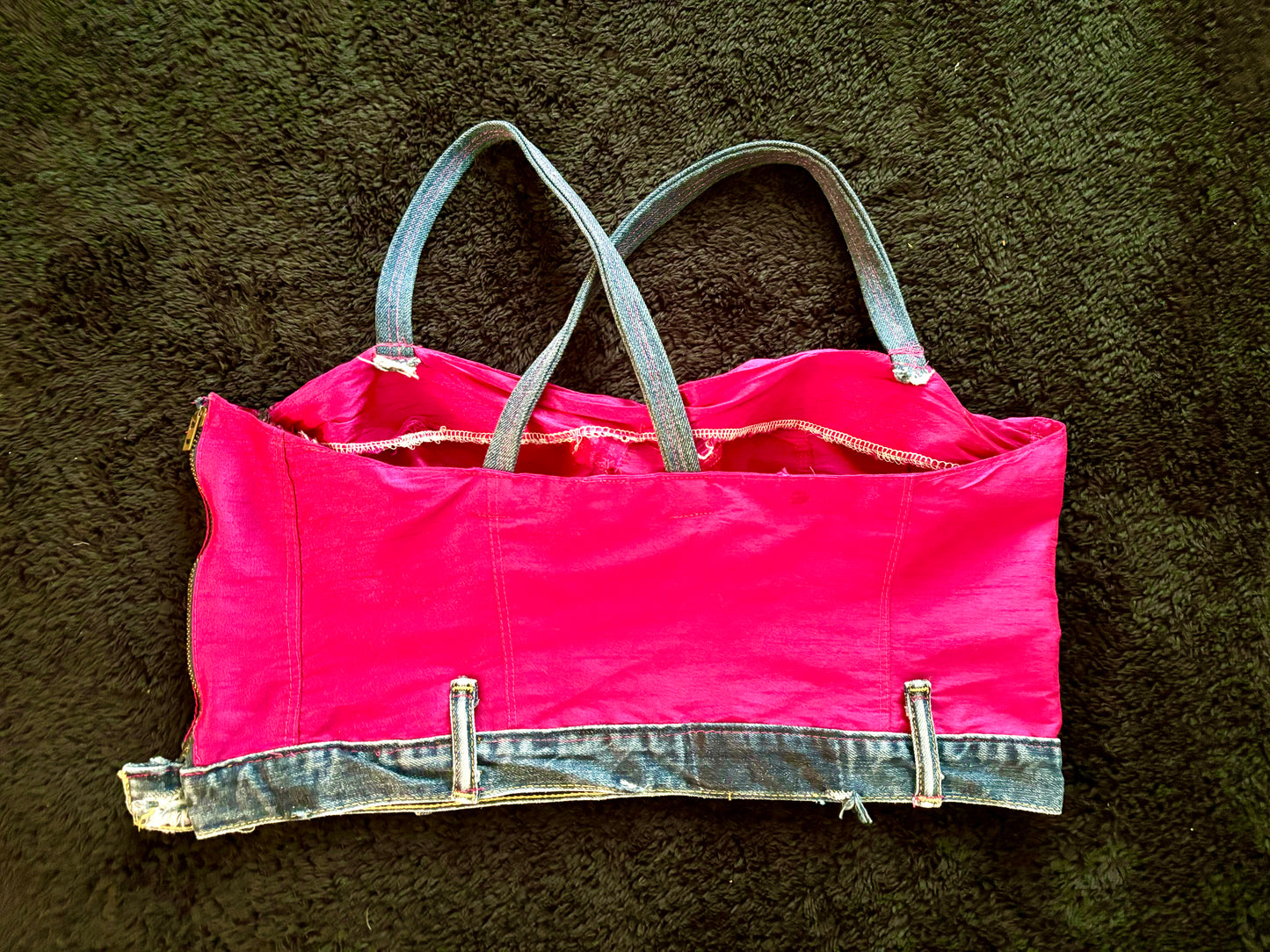 Conjunto Denim Fushia