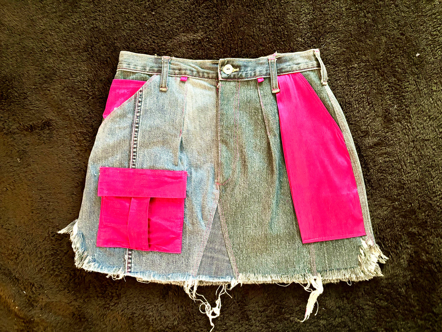 Conjunto Denim Fushia