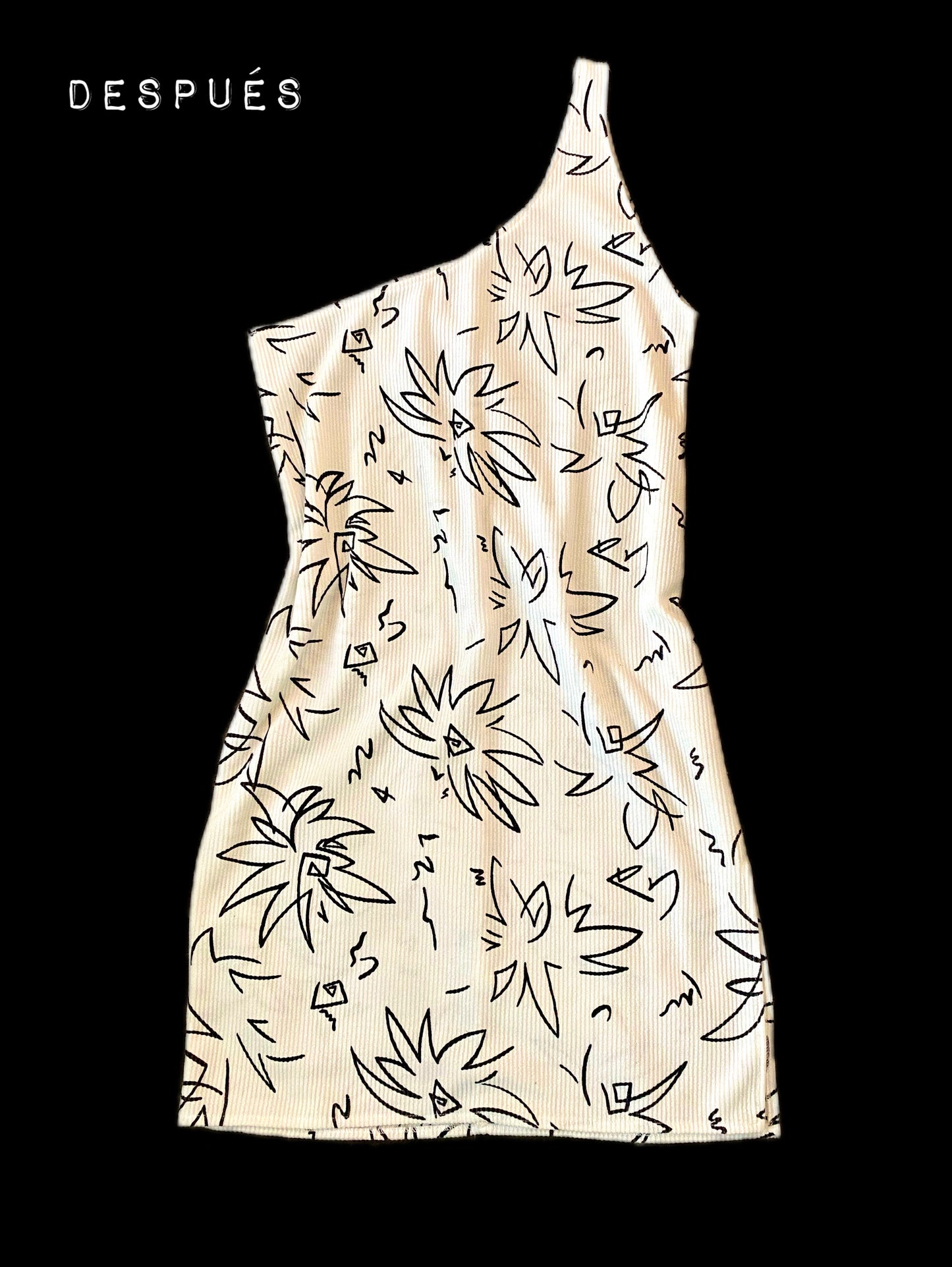 Vestido Blanco & Negro