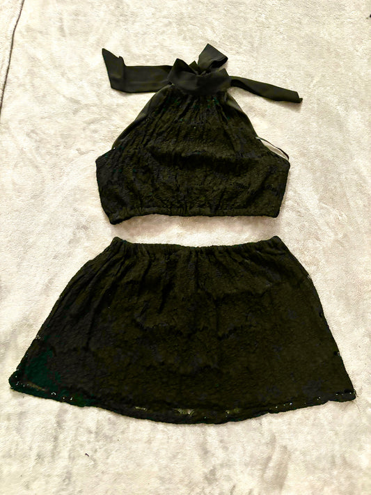 Conjunto Encaje Negro