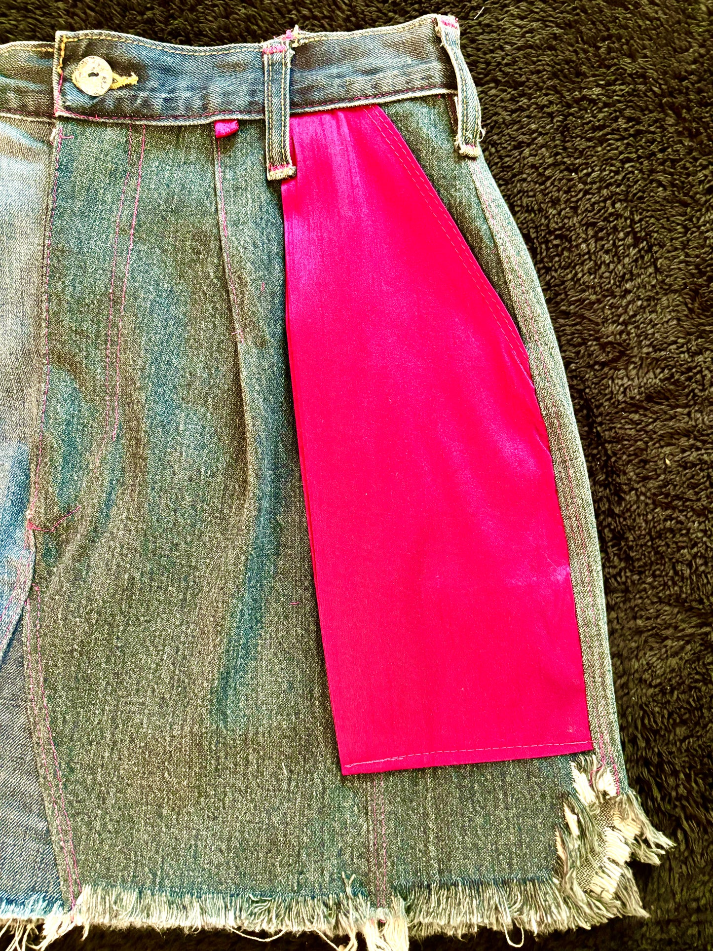 Conjunto Denim Fushia