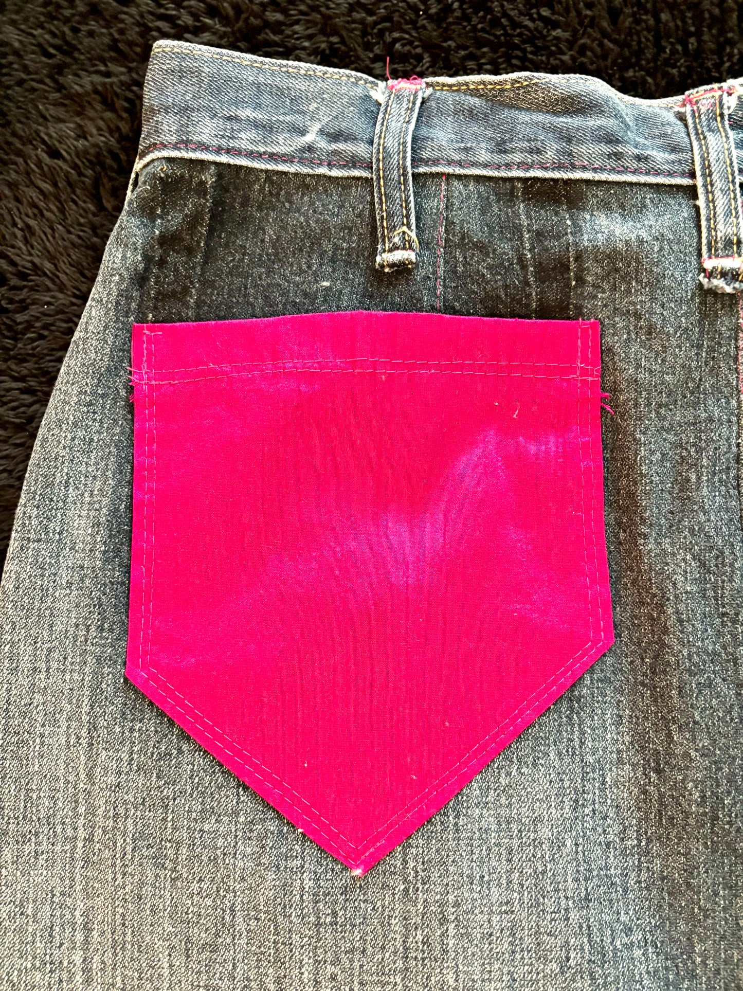 Conjunto Denim Fushia