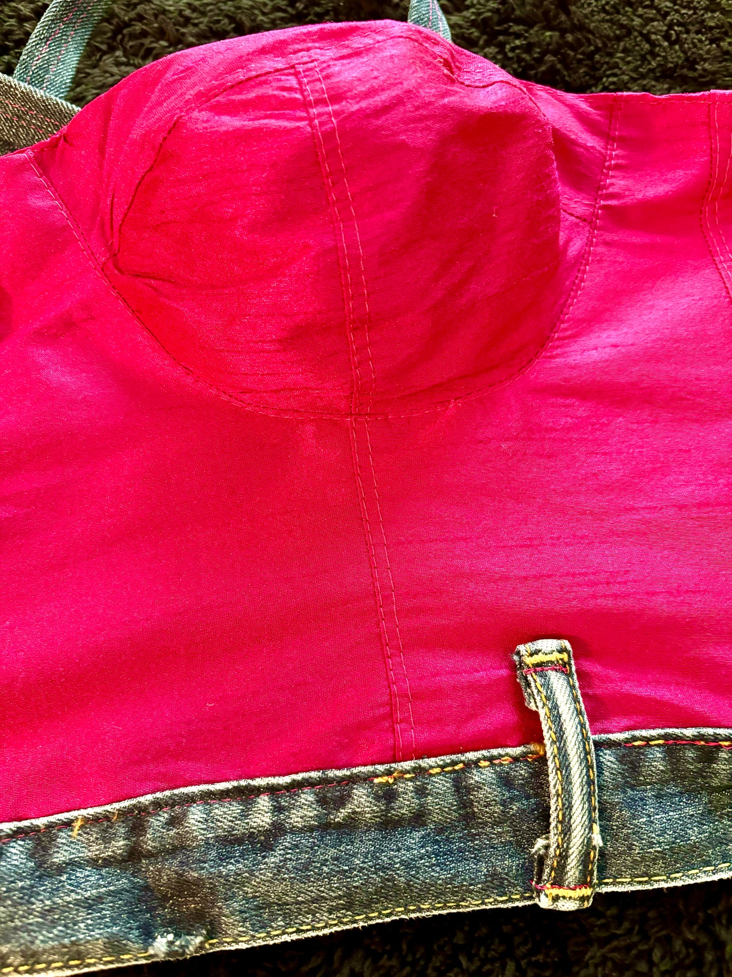 Conjunto Denim Fushia