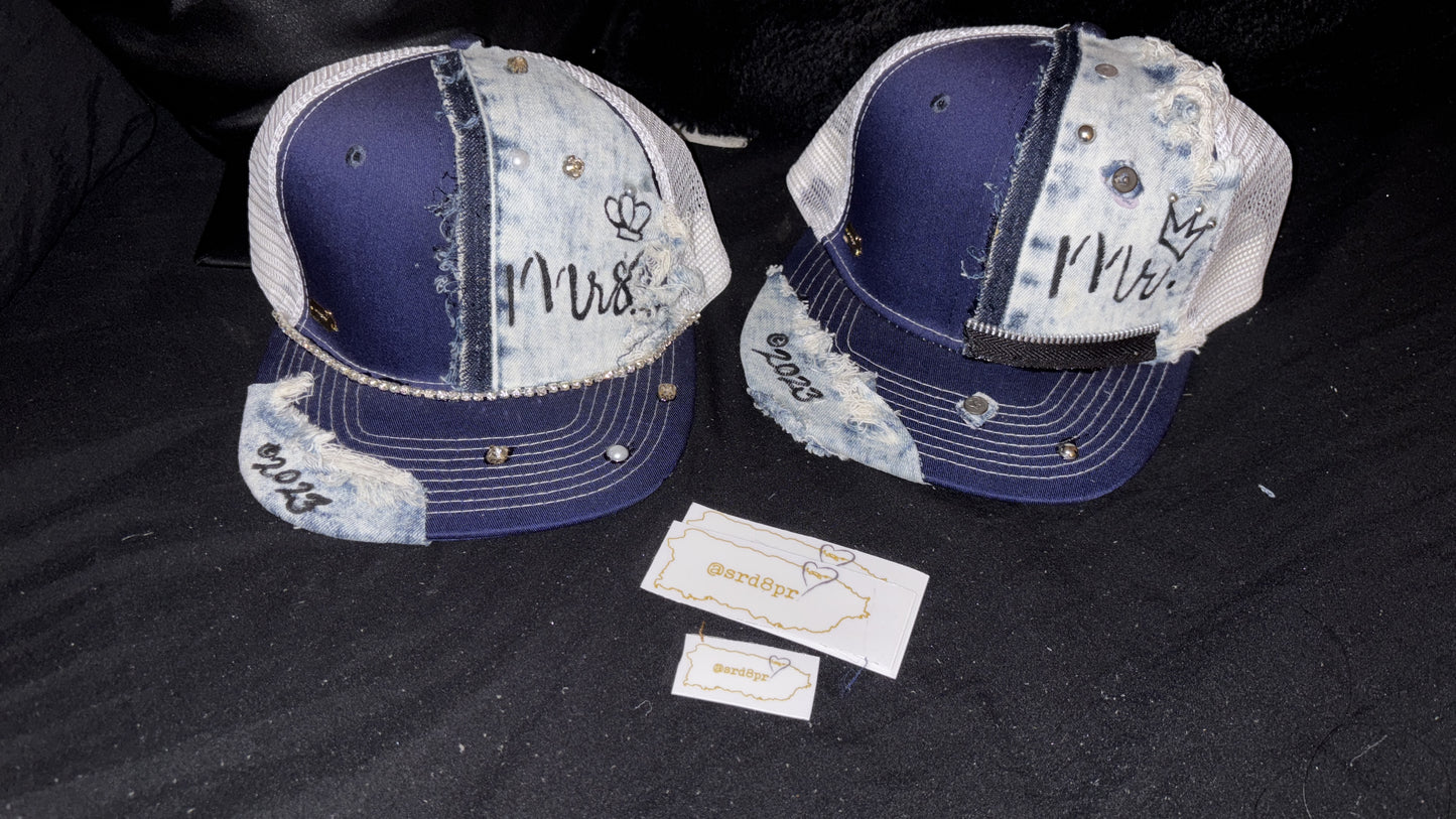 Gorra personalizada Mr & Mrs